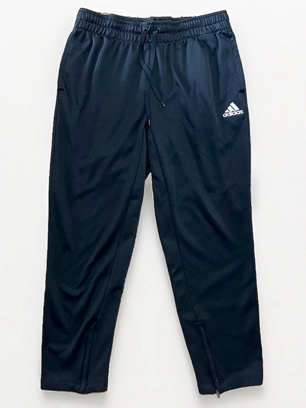 Adidas Aeroready Tapered Training Pants Men’s Black Zip Ankle Athletic Joggers L